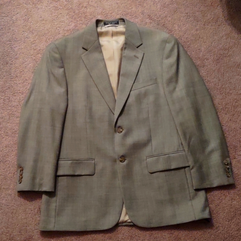 Bill Blass Menswear Tan Suit Jacket And Pants